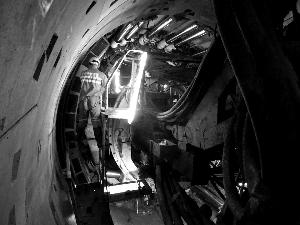 地铁八号线北延段盾构隧道作业现场。信息时报记者康健 摄
