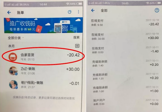 便利店消费记录