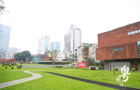 南越王宫博物馆公园外