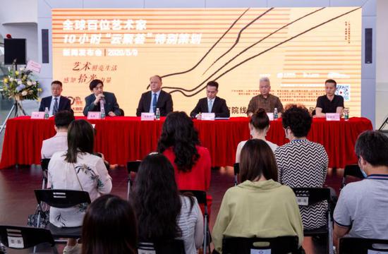 5月9日下午,在广州大剧院前厅举办第104场疫情防控复工复产新闻发布会(“拾光的力量”广州大剧院十周年院庆专场)。广州日报全媒体图片记者 苏俊杰、王燕 摄