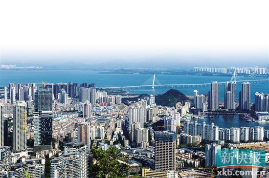 广东自贸区深圳前海蛇口片区内的蛇口片区。新华社资料图