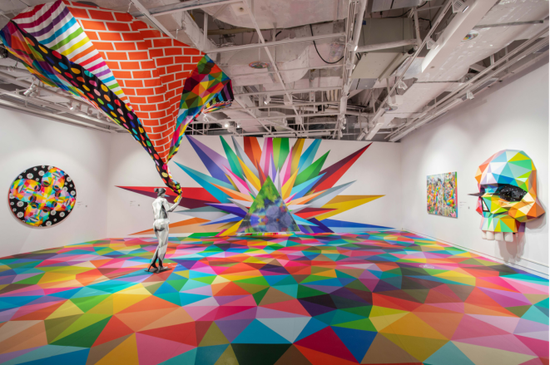 奥田·圣·米格尔“卡奥斯狂想”展览现场，广州 chi K11 艺术空间