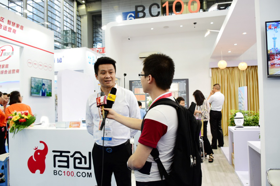 百创COO副总裁杨克峰接受多家媒体采访