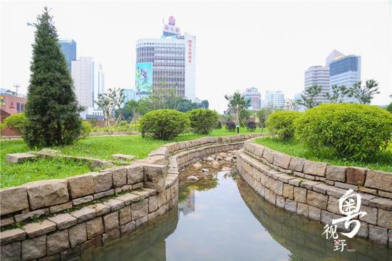 曲流石渠遗址模拟场景