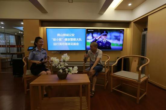 当事人亲诉案件经过及领回被盗物品的惊喜心情