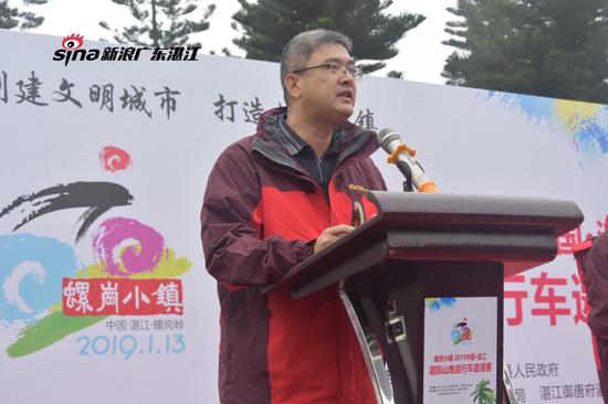启动仪式上御唐府酒店管理有限公司董事长梁思桥致辞 张韵怡摄