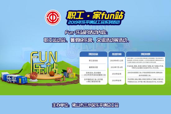 Fun·乐站的活动内容：职工运动会、暑假快乐营、文体活动等活动。