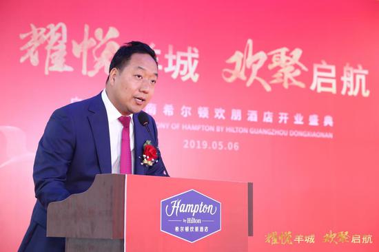 希尔顿欢朋(中国)投资发展副总裁陈宝柱