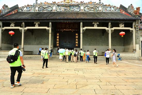 顺德自媒体大V探秘沙滘陈氏大宗祠