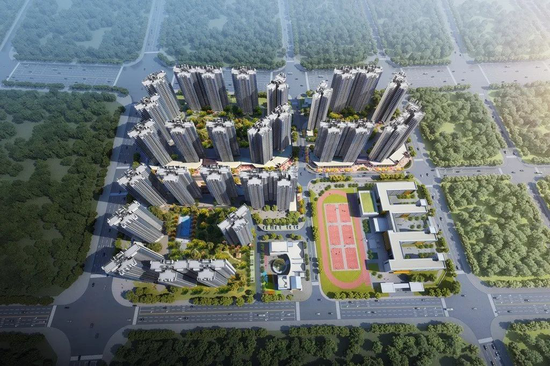 项目鸟瞰效果图