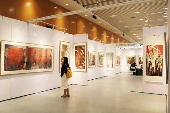 艺术展油画展览区