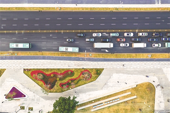 改造后的深盐路。