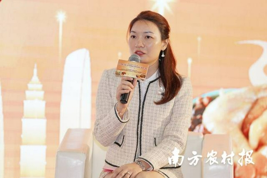 广东省团餐配送行业协会执行会长、广东鸿骏餐饮产业投资有限公司总经理陈燕玲
