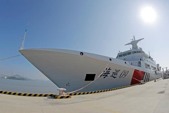 海事巡逻船“海巡09”轮，摄影：刘伟