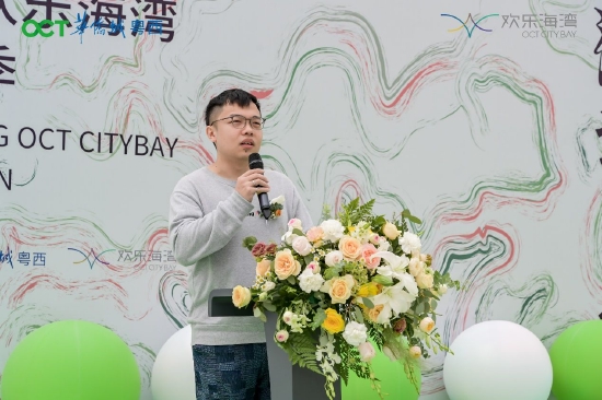 ▲参加艺术家代表徐振邦先生发言