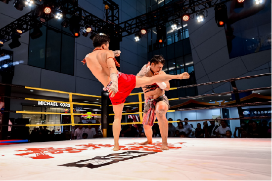 厦门活动现场 泰拳表演