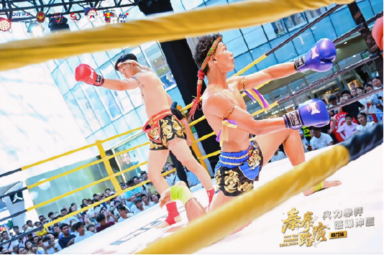 厦门活动现场 泰拳表演