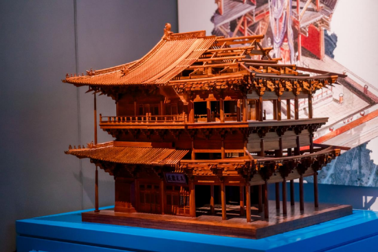 辽代独乐寺观音阁模型