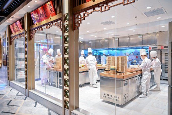 陶陶居总店明厨展示点心制作技艺
