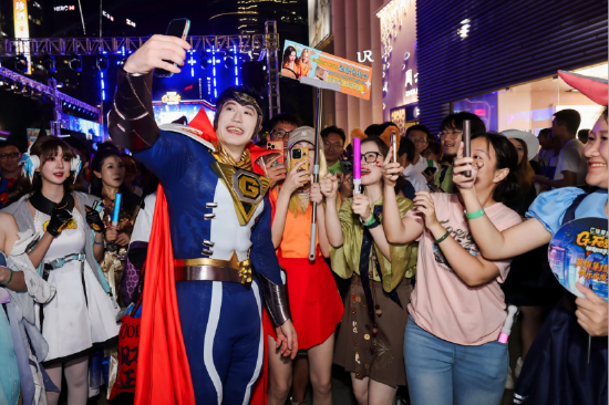 第四届正佳星球动漫狂欢节开幕式现场。