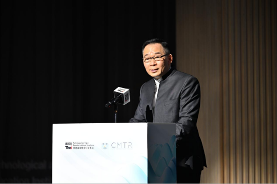 THEi 高科院校长刘建德教授在发布会上发表主题致辞。