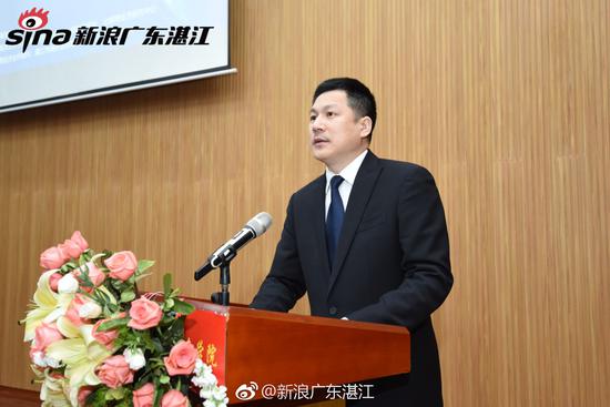 北部湾经济合作组织联络处主任沈耀为活动作开幕致辞