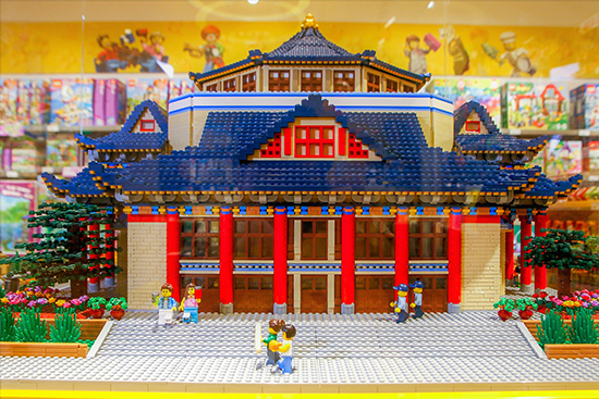 拼接作品“中山纪念堂”