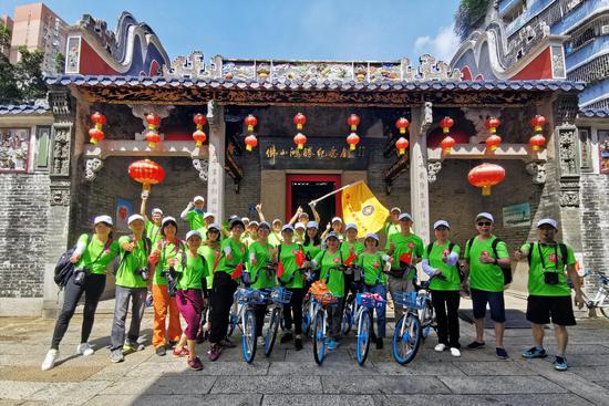 共享单车古镇骑行摄影活动（图：祖庙街道摄影协会）