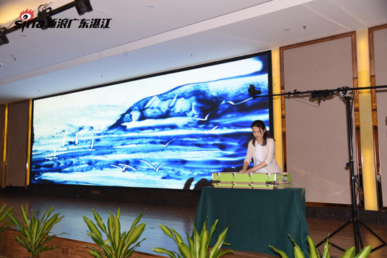 沙画艺术表演《我的大连》