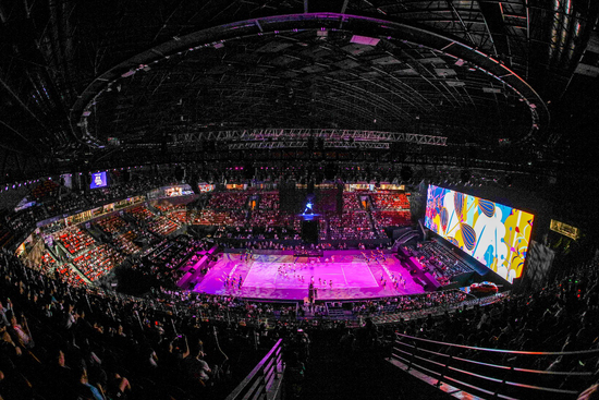 2019 年WTA 年终总决赛开幕式现场