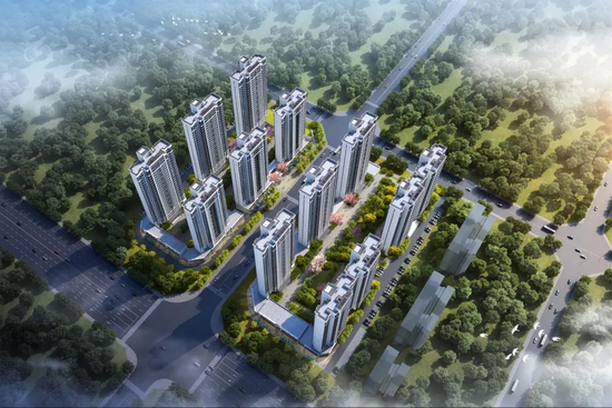 海伦堡·海伦艺玺鸟瞰效果图