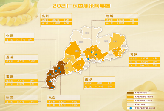 2021广东香蕉采购导图