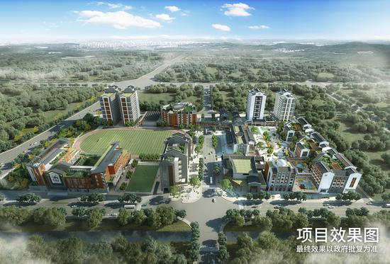 横琴华发容闳学校、横琴华发容闳高级中学效果图