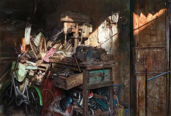 魏巨川 新加坡 中国制造-工业2.0 油画 135cm×200cm