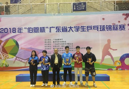 广东省大学生乒乓球锦标赛向前广体等高校赴仿编儿歌荡秋千举行荡图片