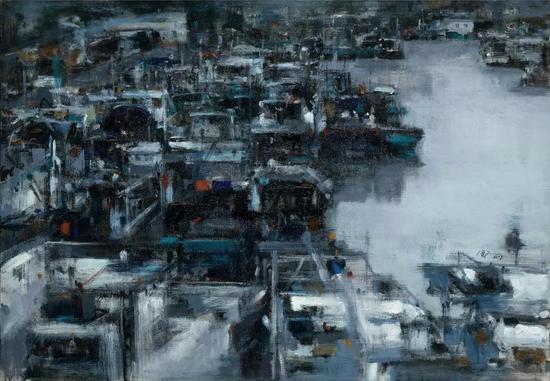 苏宪法 中国台湾 泊 油画 112cm×162cm