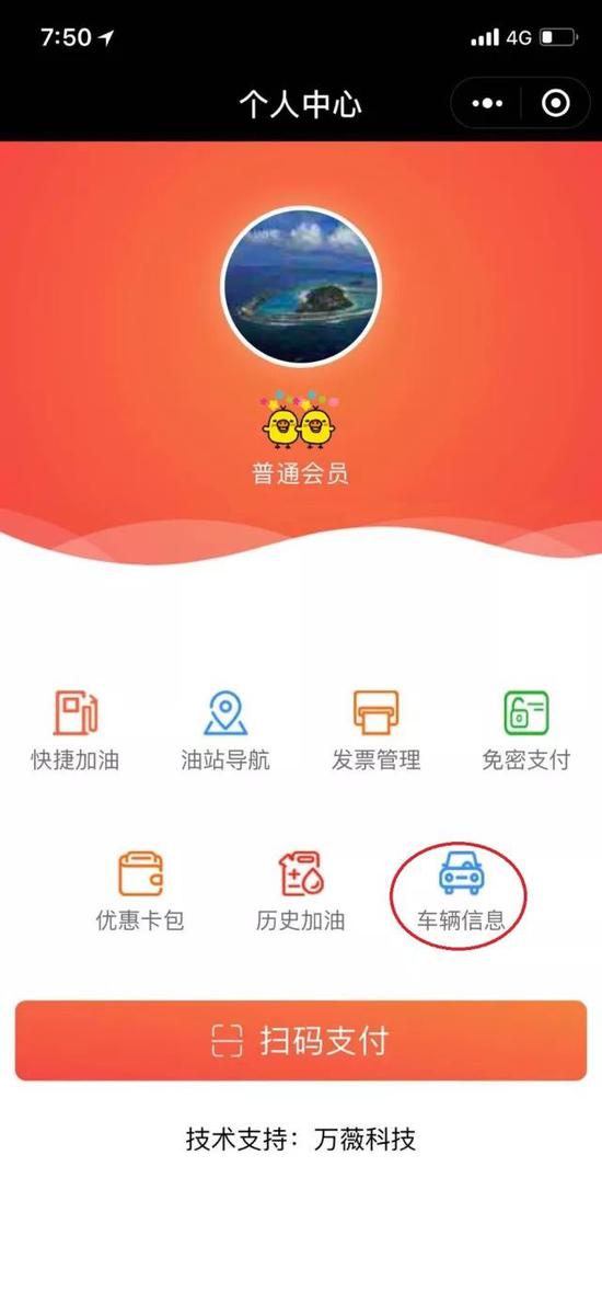 完善“车辆信息”