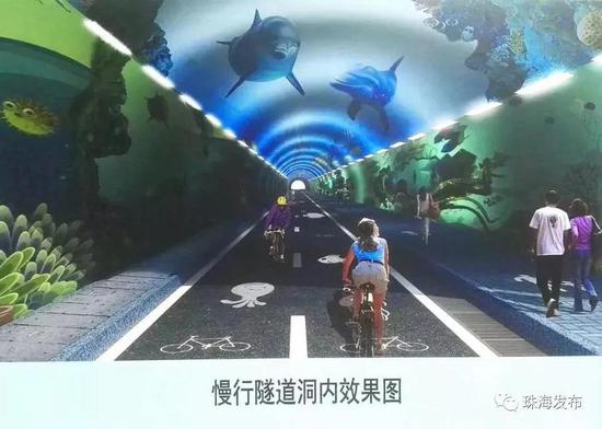 板樟山新增隧道专门设有慢行隧道(效果图)