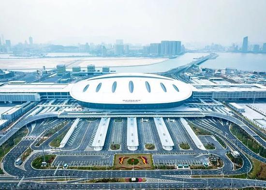 港珠澳大桥珠海口岸鸟瞰图