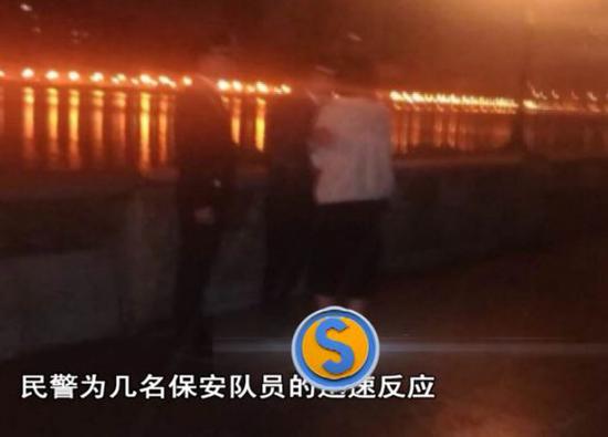 经过民警的劝导之后,