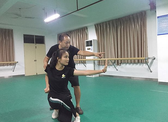 海大寸金学子首次出征中国大学生武术套路锦标赛