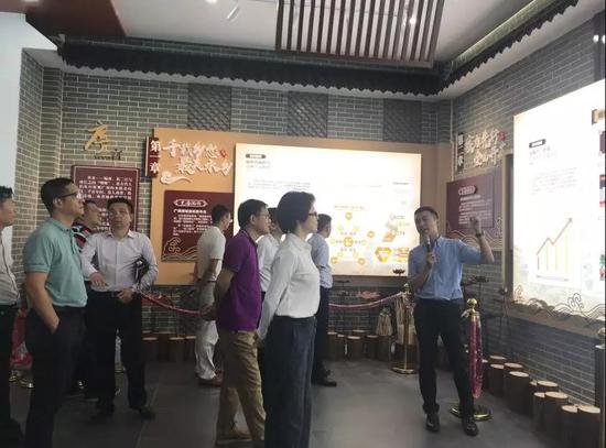考察团一行参观了贤鲁岛乡村振兴展示馆