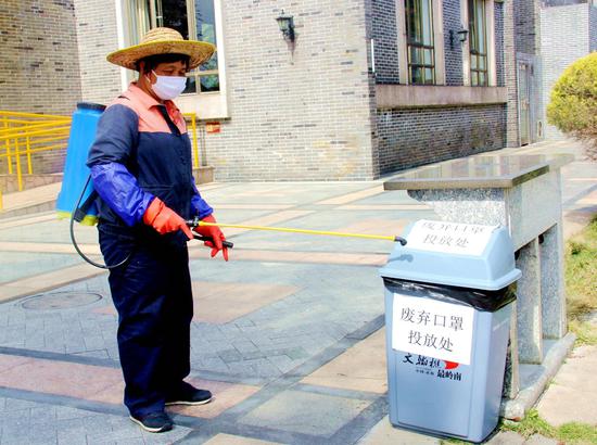 景区加强日常清洁消毒工作