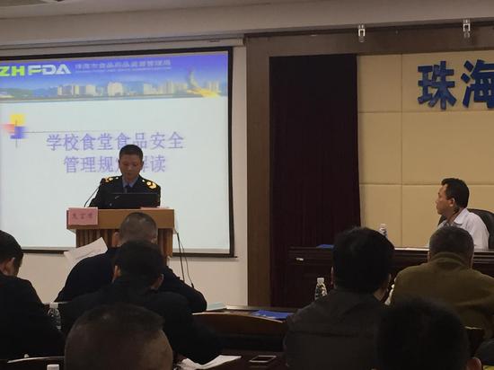 校园食堂安全:2018年珠海市学校食品安全工作