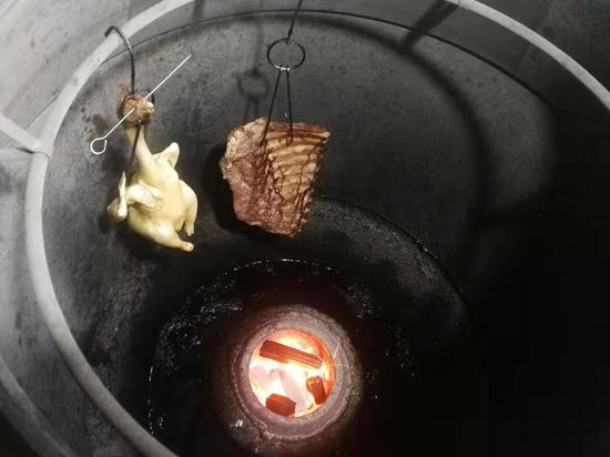 吊烧鸡制作过程