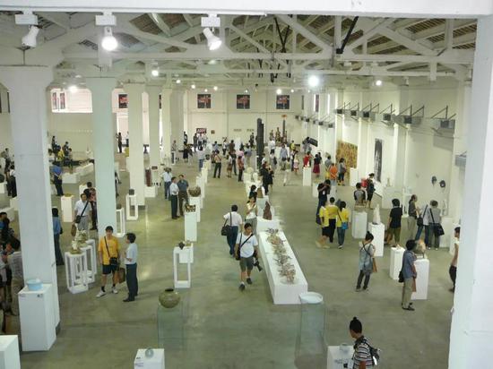 2008年《三国演义-中日韩现代陶艺新世代交流展》展览现场