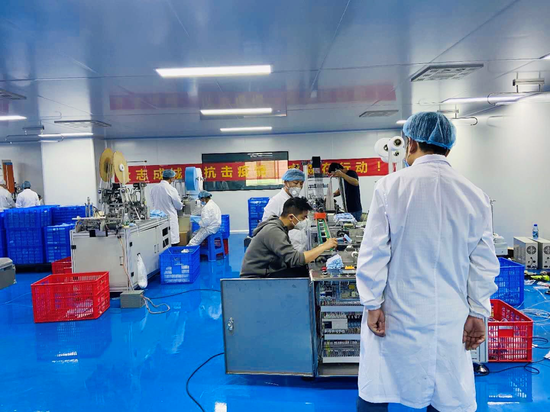 广州睿森生物科技有限公司口罩生产车间