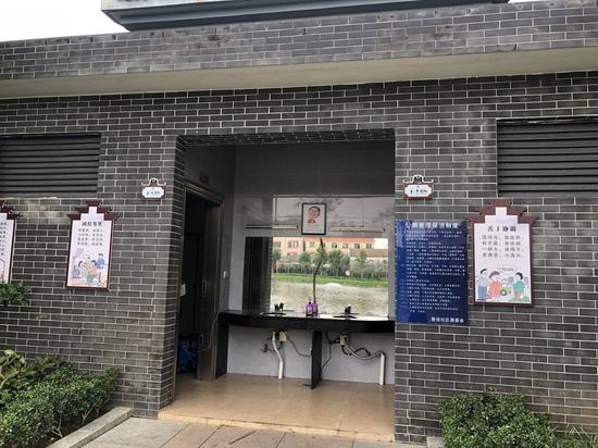 勒流黄连古庙公园公厕。