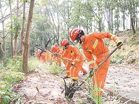 凤岗镇加强扑火队伍建设
