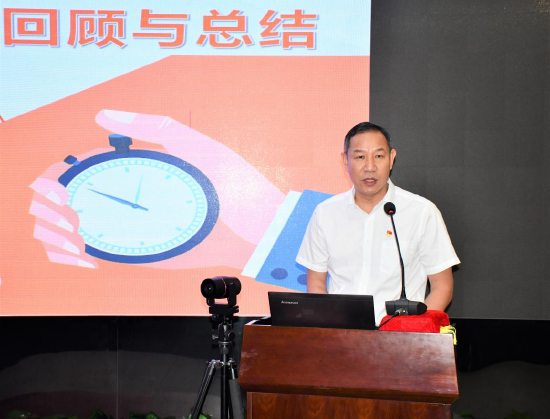 彭安生书记回顾特级教师工作室建设历程和成果
